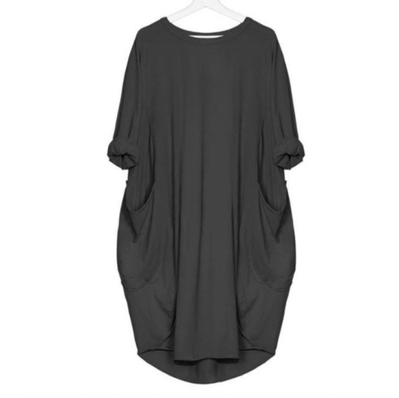 Loose Fitting Dark & Light Gray Over Sized Harem - Picture 2 of 6